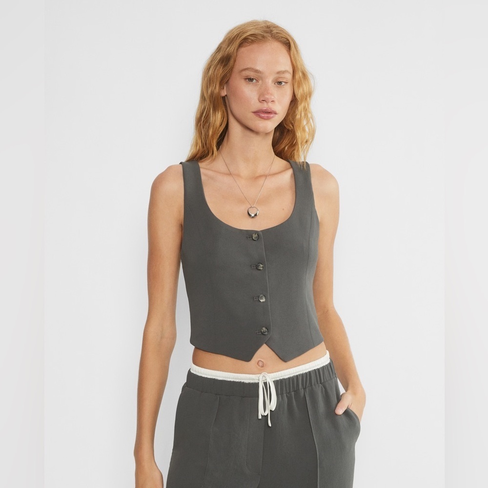 Wilfred Grey Rocco Vest, size XL